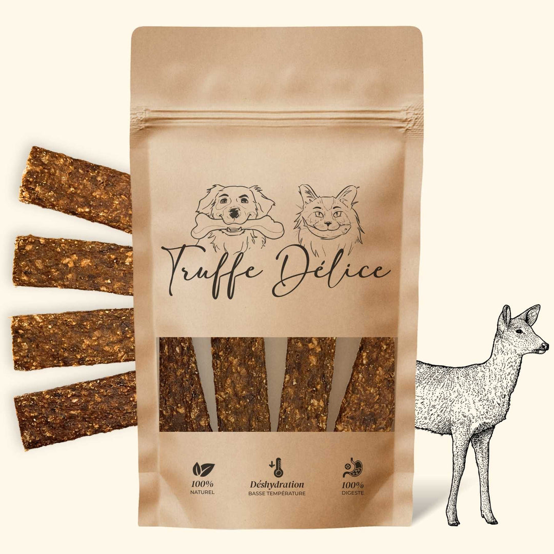 Lamelles biche - friandise_naturelle_pour_chien - TRUFFE DÉLICE
