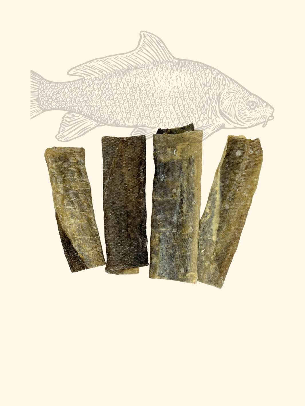 Lamelles de peaux de morue - friandise_naturelle_pour_chien - TRUFFE DÉLICE