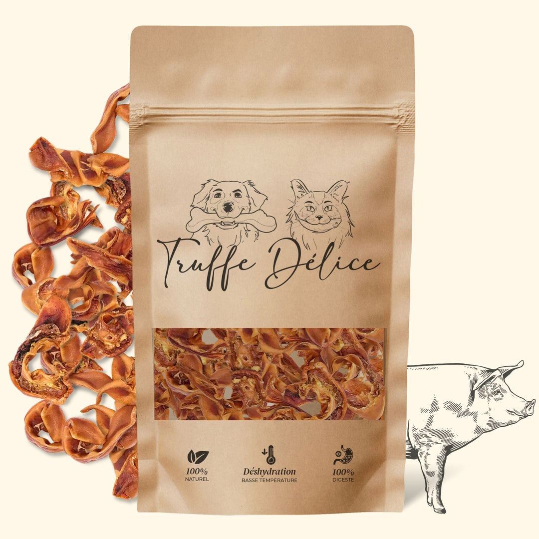Lanières de cochon - #friandise_naturelle_pour_chien# - TRUFFE DÉLICE