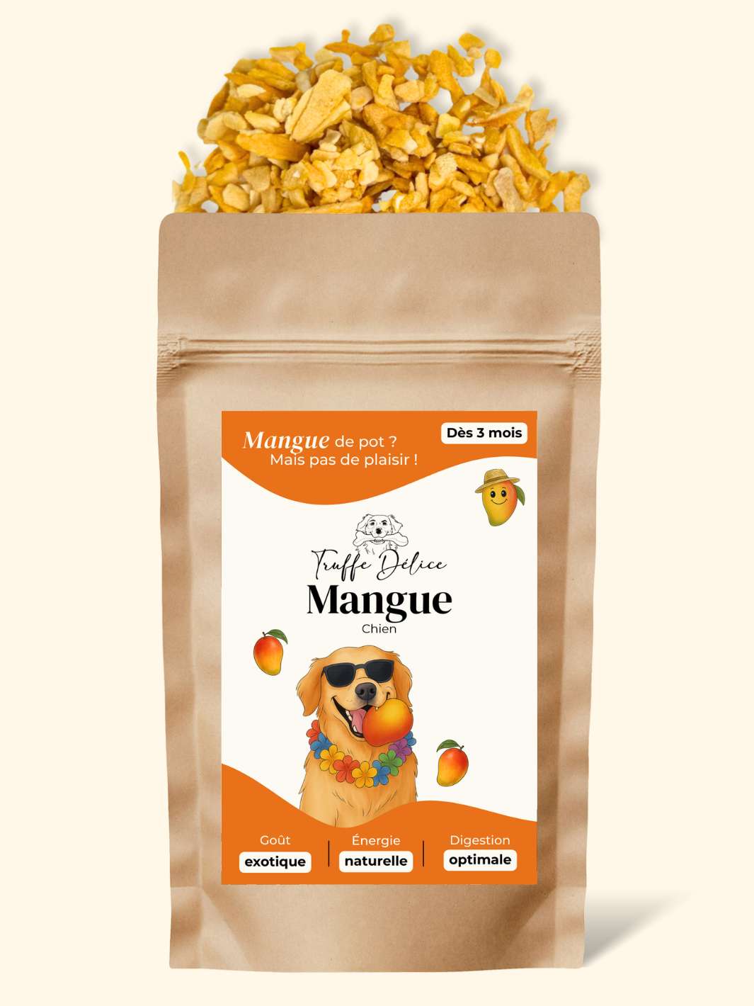 Mangue chien – friandise naturelle riche en vitamines