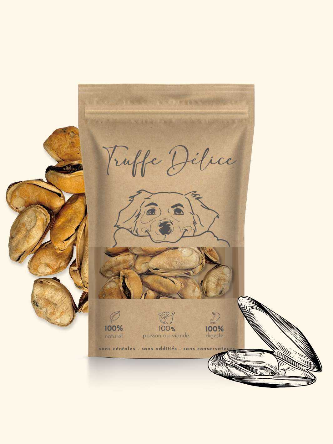 Moules chien - friandise_naturelle_pour_chien - TRUFFE DÉLICE