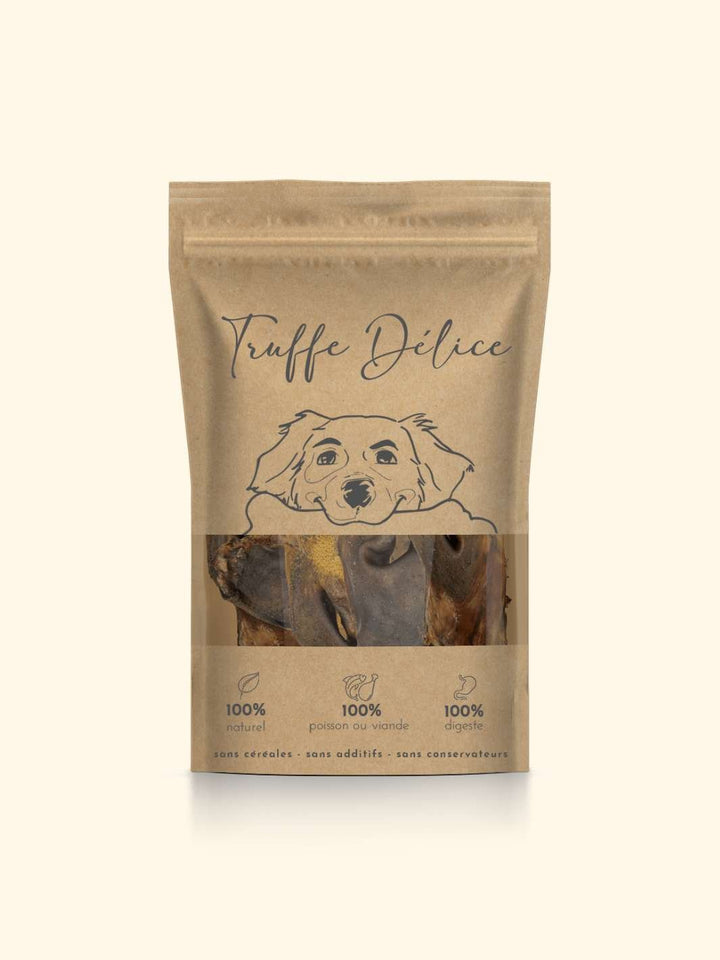 Museaux de bœuf - friandise_naturelle_pour_chien - TRUFFE DÉLICE