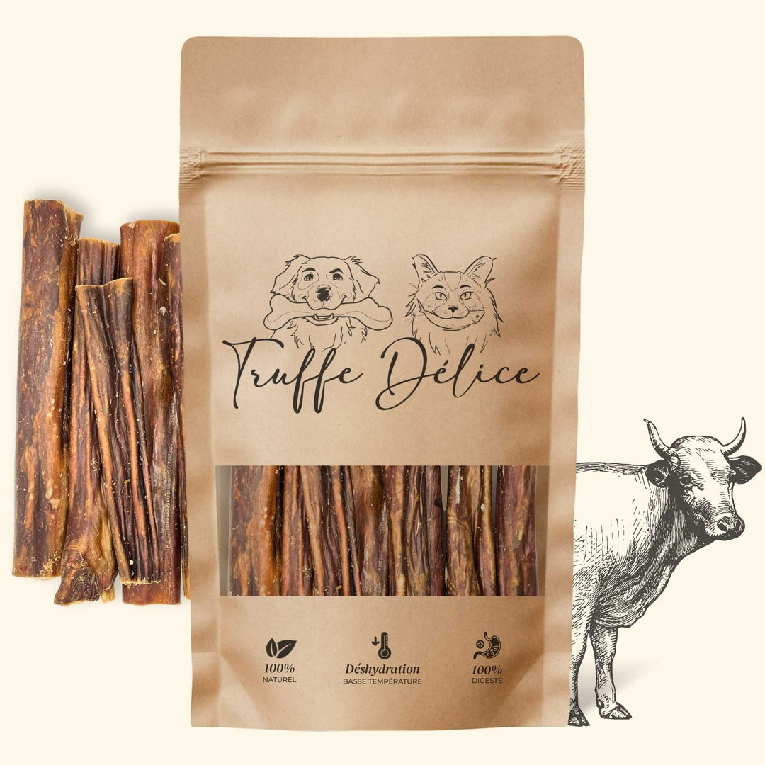 Œsophages de bœuf - friandise_naturelle_pour_chien - TRUFFE DÉLICE