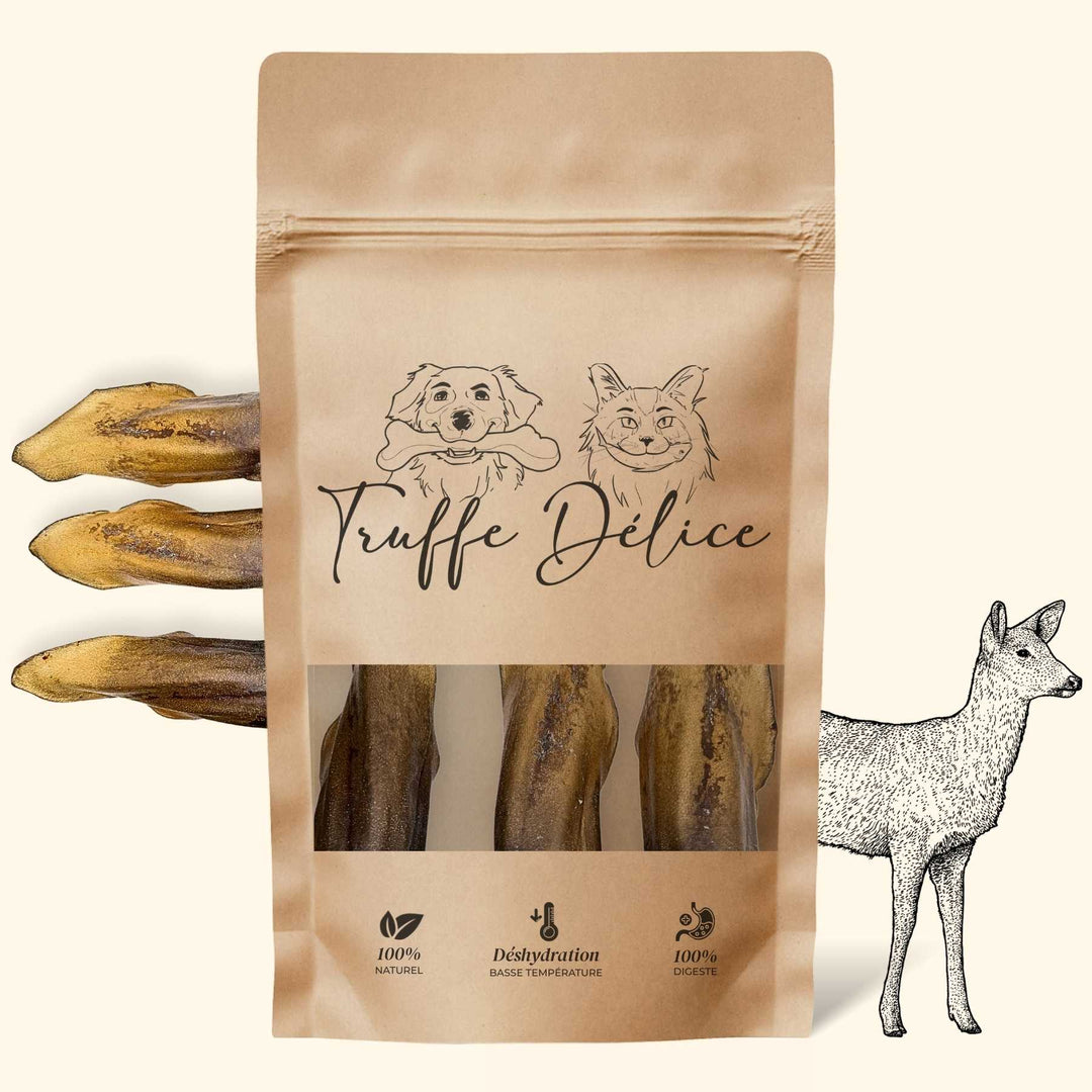 Oreilles de biche - friandise_naturelle_pour_chien - TRUFFE DÉLICE