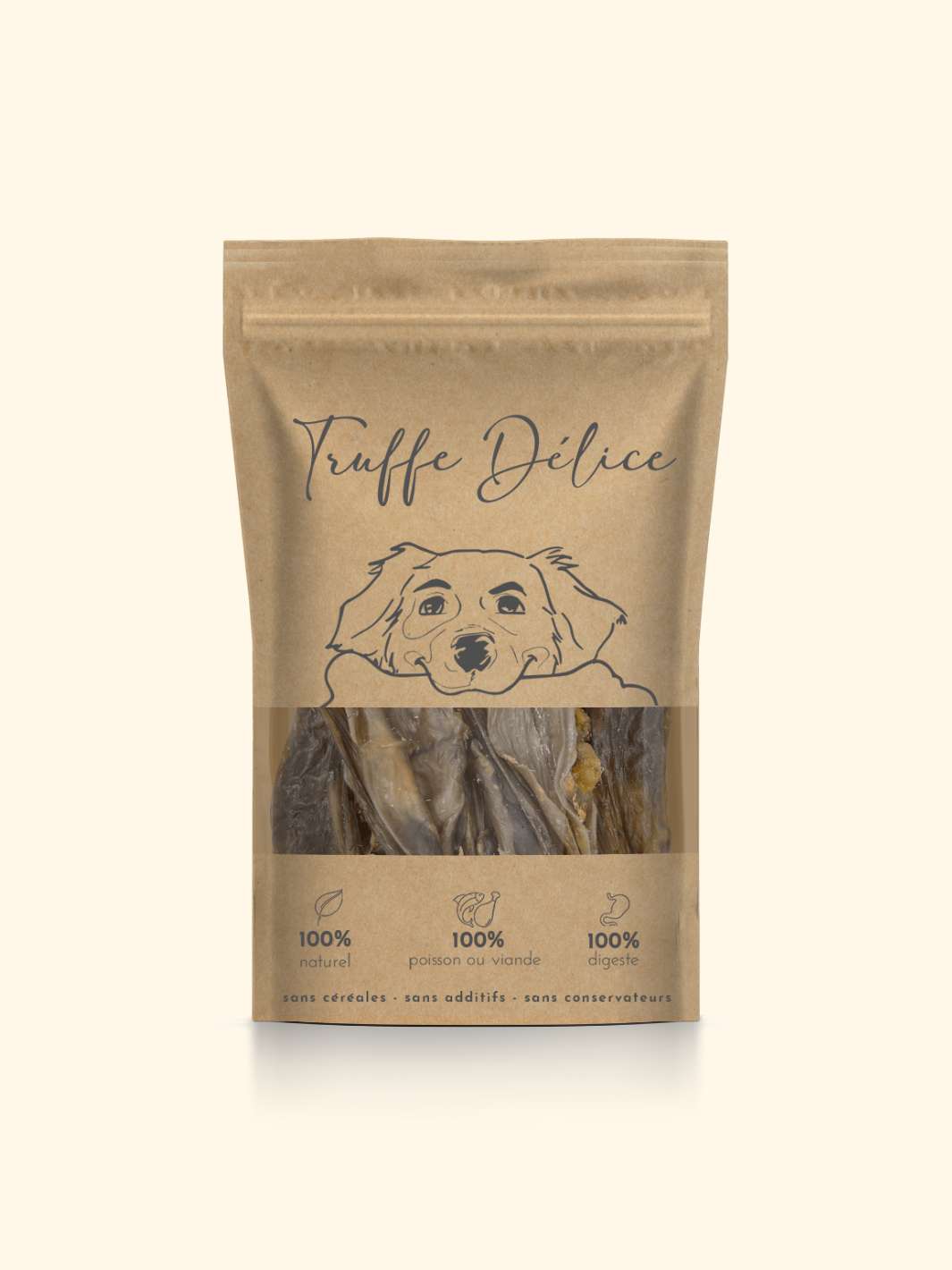Peaux de lapin - friandise_naturelle_pour_chien - TRUFFE DÉLICE