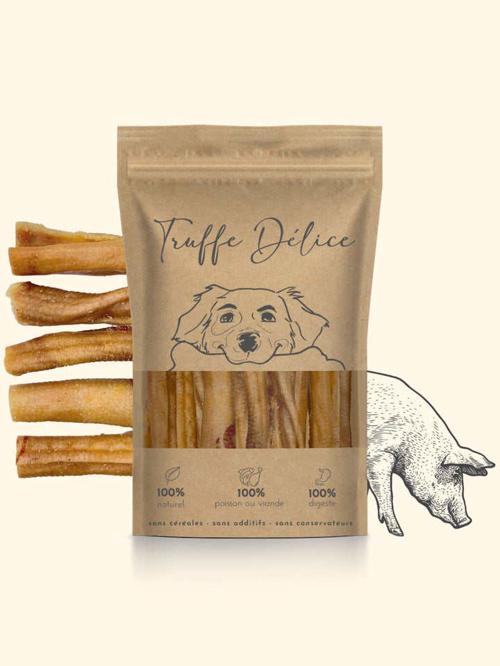 Peaux de porc - friandise_naturelle_pour_chien - TRUFFE DÉLICE
