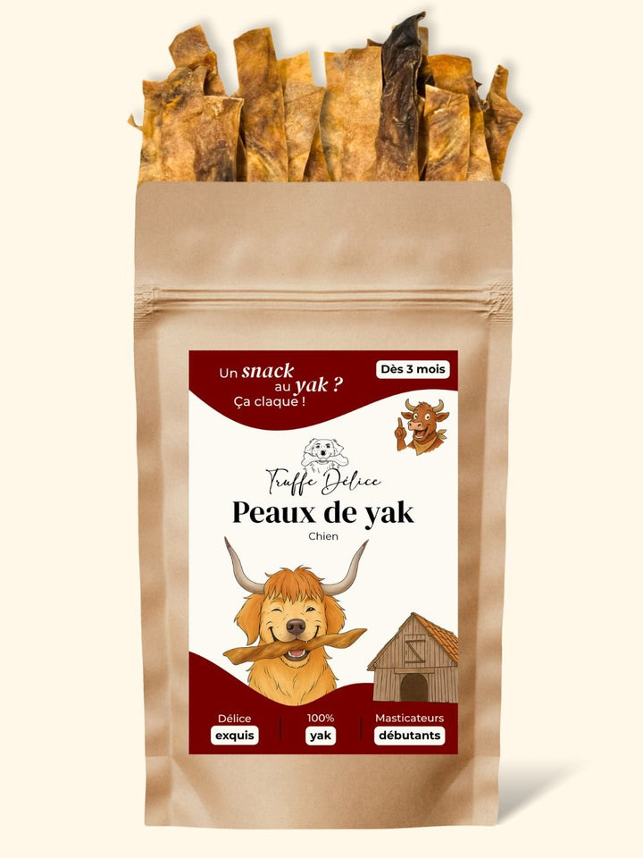 Peaux de yak - friandise_naturelle_pour_chien - TRUFFE DÉLICE