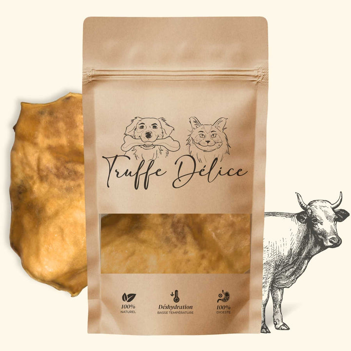 Plaques de boeuf - friandise_naturelle_pour_chien - TRUFFE DÉLICE