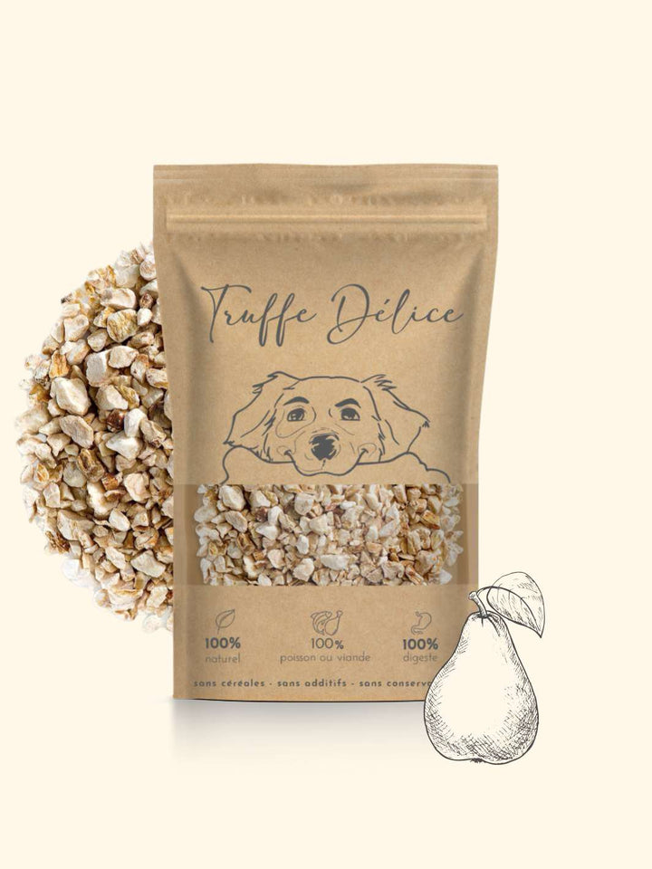 Poire chien - friandise_naturelle_pour_chien - TRUFFE DÉLICE