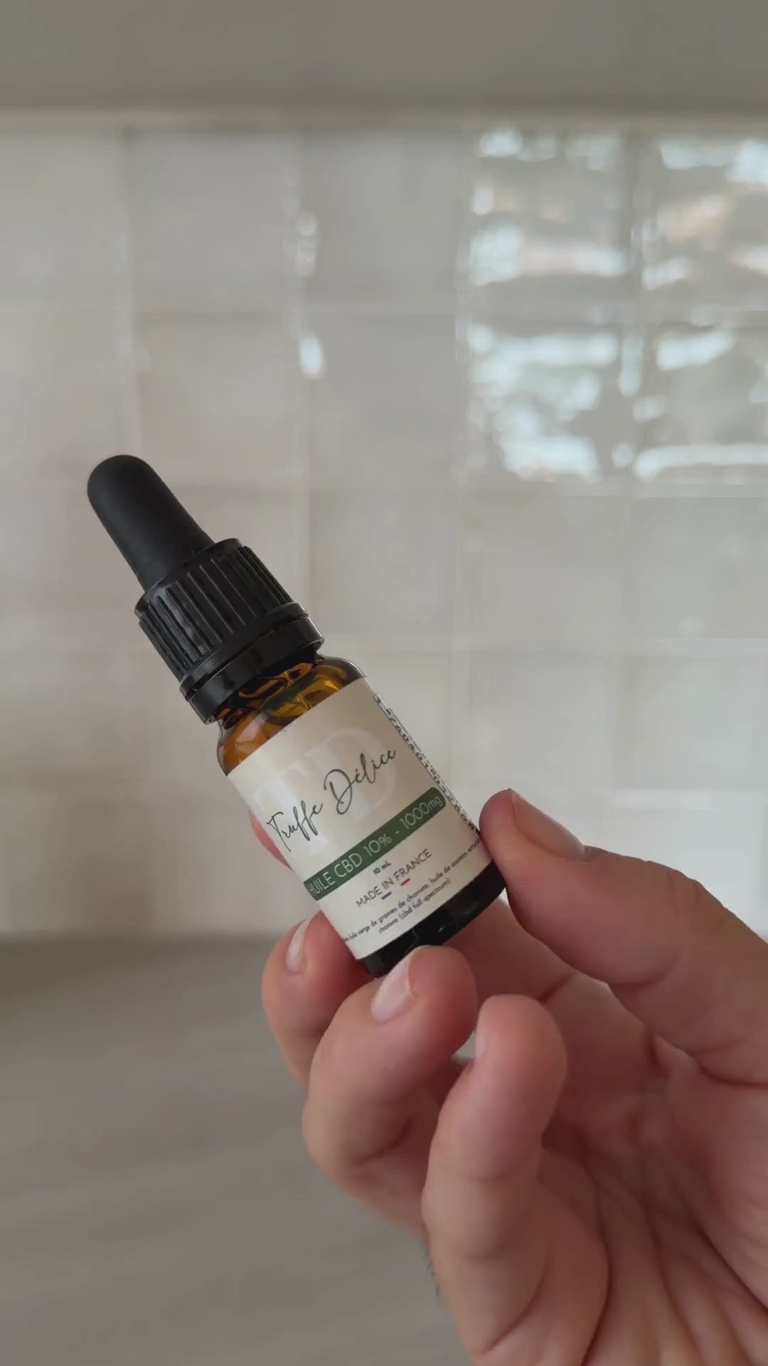 Huile CBD chien