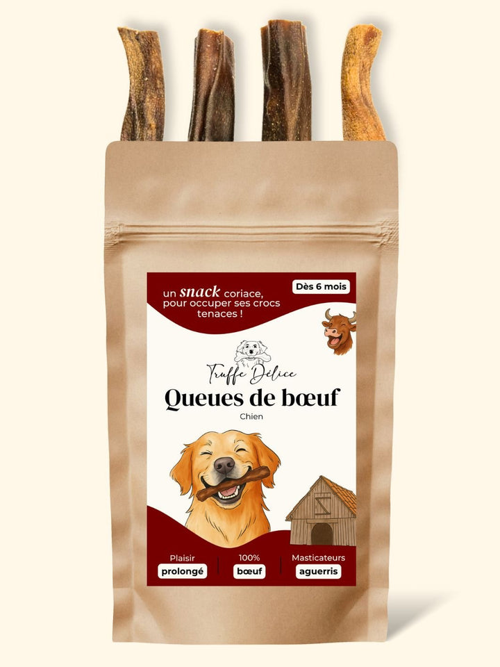 Queues de boeuf - friandise_naturelle_pour_chien - TRUFFE DÉLICE