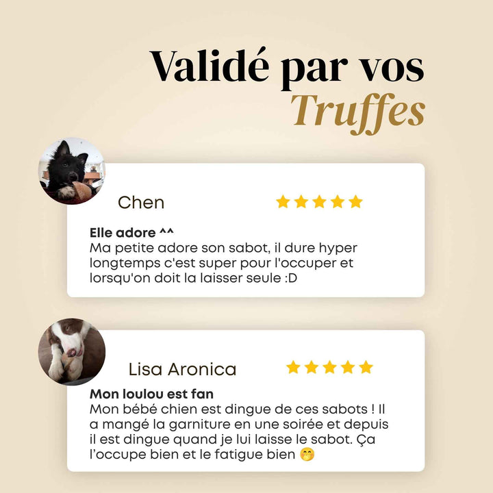 Sabot de veau chien - friandise_naturelle_pour_chien - TRUFFE DÉLICE