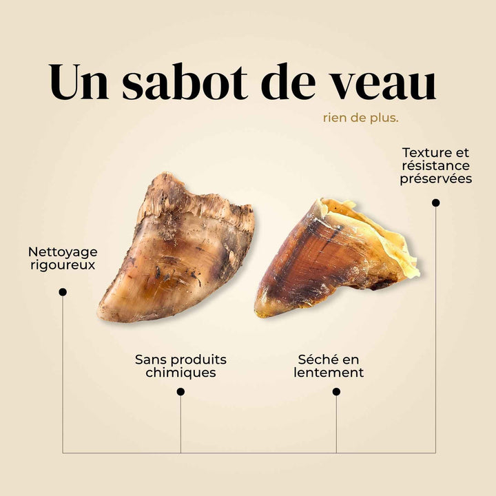 Sabot de veau chien - friandise_naturelle_pour_chien - TRUFFE DÉLICE