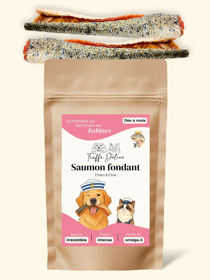 Peaux de saumon à la chair fondante