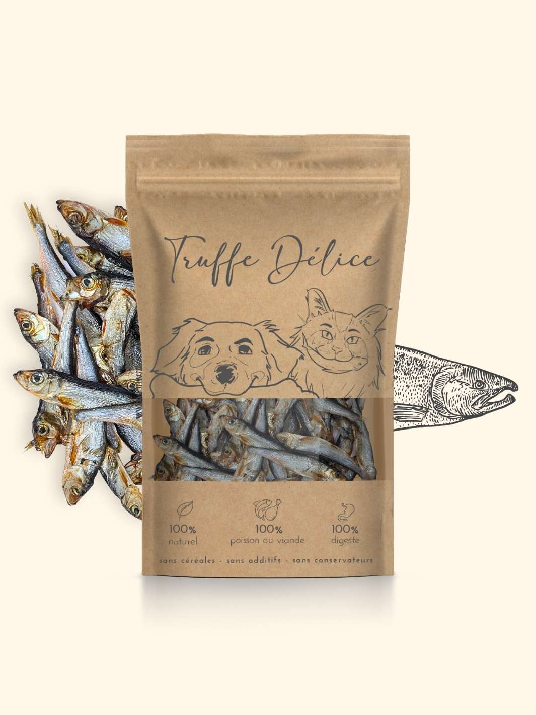 Sprats - friandise_naturelle_pour_chien - TRUFFE DÉLICE
