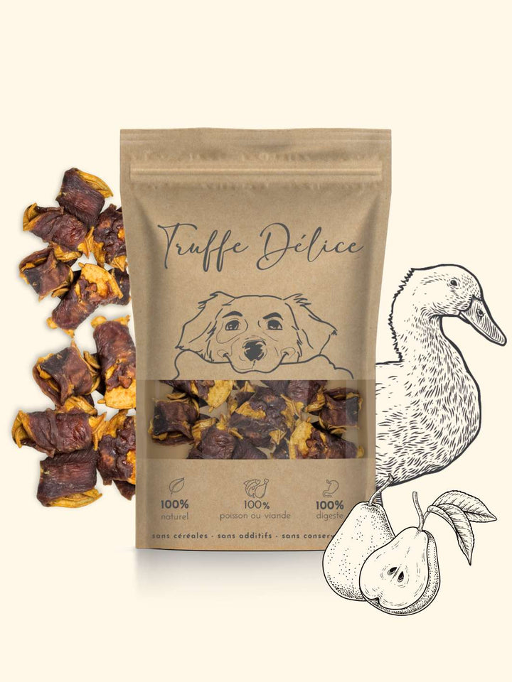 Sticks canard & poire - friandise_naturelle_pour_chien - TRUFFE DÉLICE