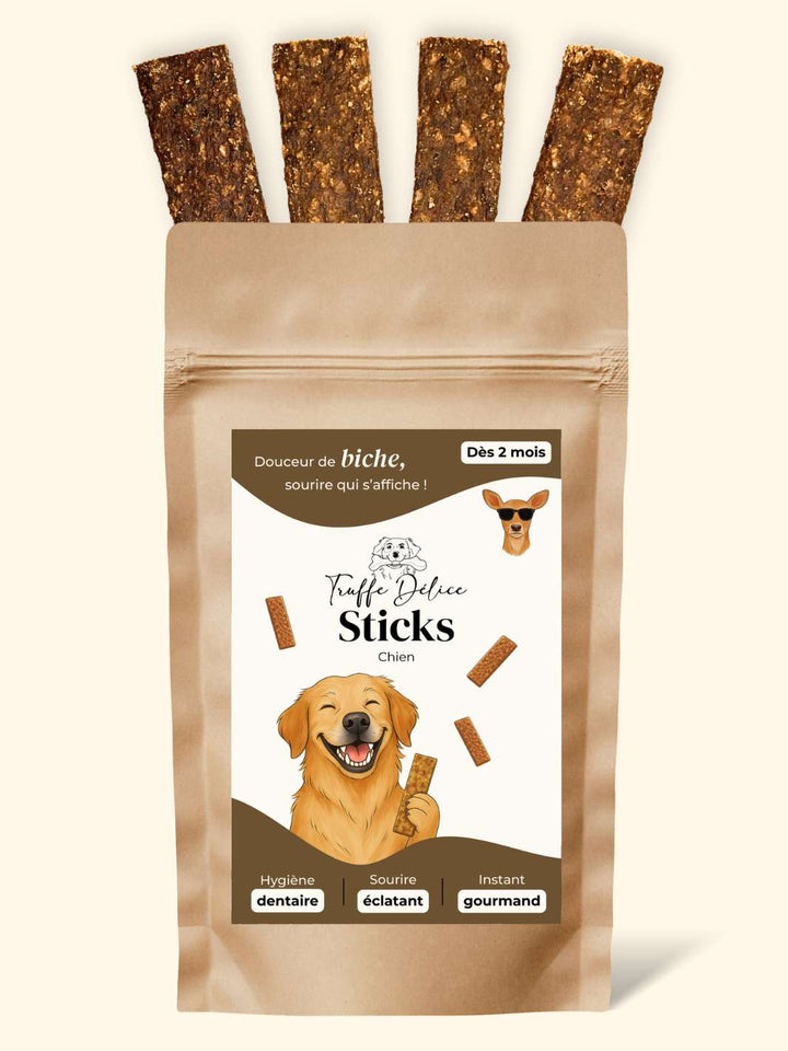 Sticks de biche - friandise_naturelle_pour_chien - TRUFFE DÉLICE