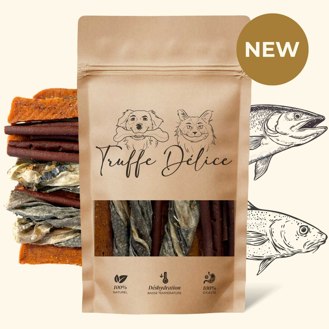 Sticks de la mer - friandise_naturelle_pour_chien - TRUFFE DÉLICE