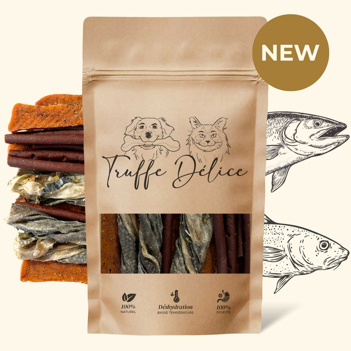 Sticks de la mer - friandise_naturelle_pour_chien - TRUFFE DÉLICE
