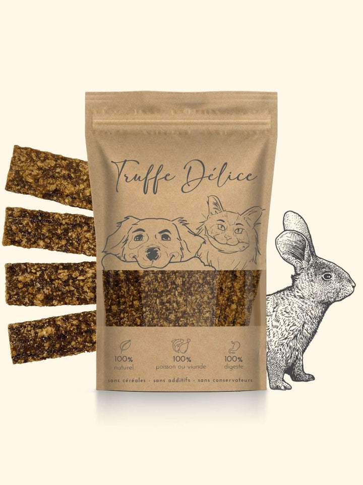 Sticks lapin - friandise_naturelle_pour_chien - TRUFFE DÉLICE