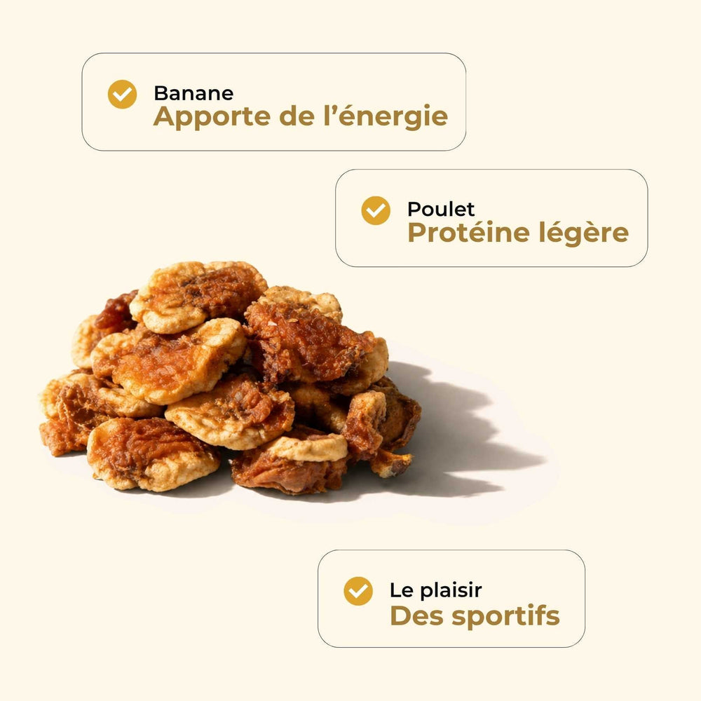 Sticks poulet banane - friandise_naturelle_pour_chien - TRUFFE DÉLICE