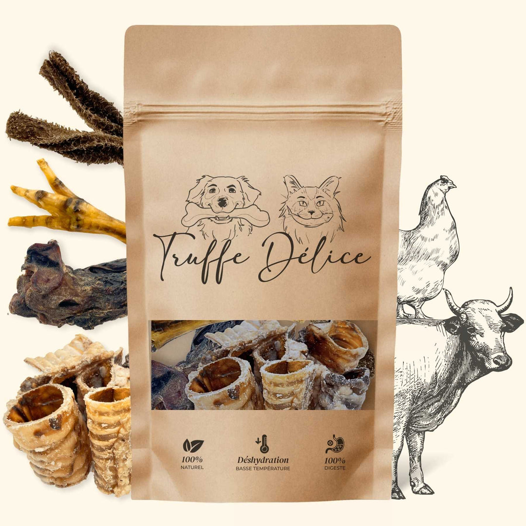 Variété de viandes gourmandes - friandise_naturelle_pour_chien - TRUFFE DÉLICE