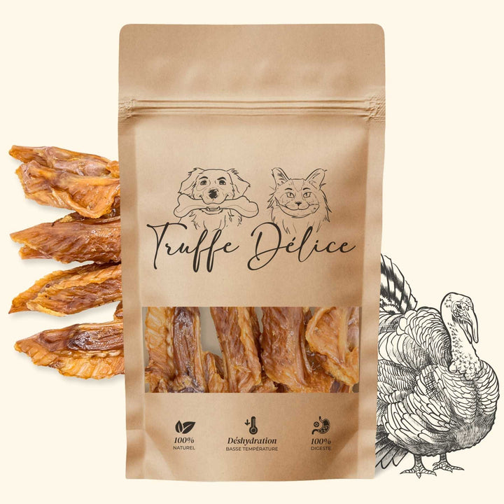 Wings de Dinde - friandise_naturelle_pour_chien - TRUFFE DÉLICE