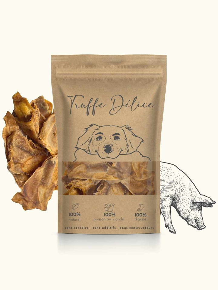 Chips de porc - #friandise_naturelle_pour_chien# - Truffe delice
