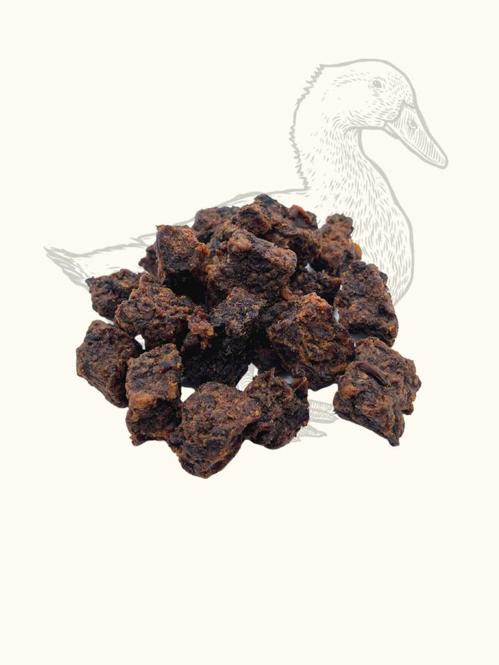 Cubes de canard - #friandise_naturelle_pour_chien# - Truffe delice