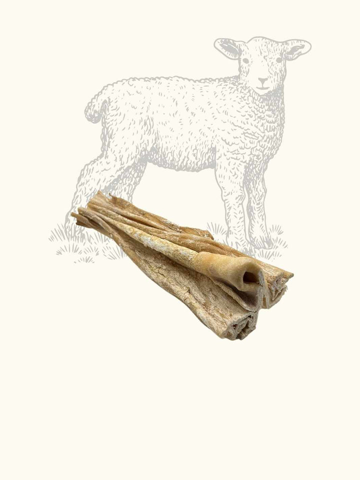 Peaux d'agneau 15 cm - #friandise_naturelle_pour_chien# - Truffe delice