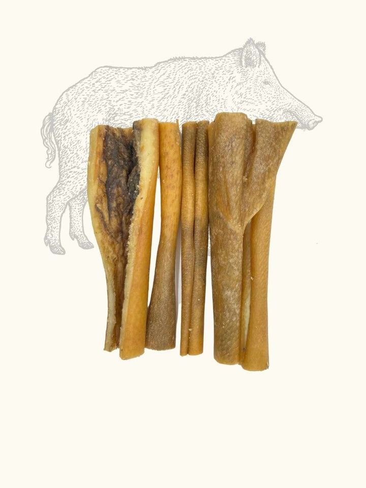 Peaux de sanglier 15 cm - #friandise_naturelle_pour_chien# - Truffe delice