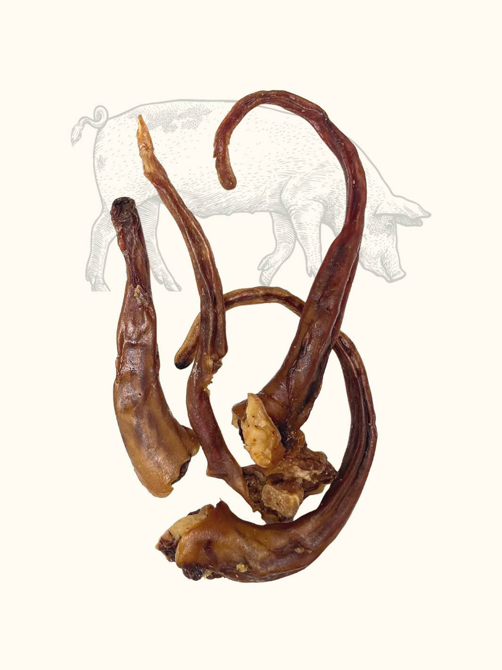 Queues de porc - #friandise_naturelle_pour_chien# - Truffe delice